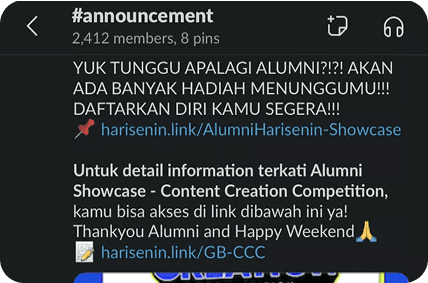 Announcement